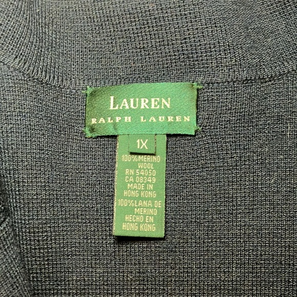 Lauren Ralph Lauren Wool Sweater Blazer - Picture 2 of 6